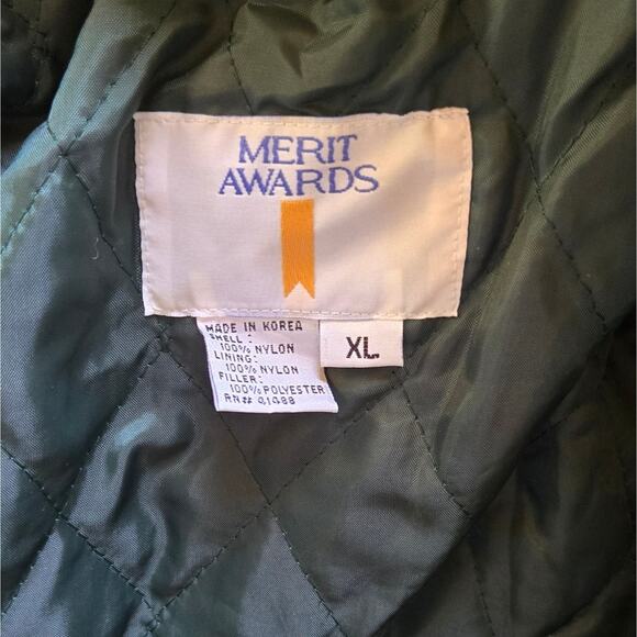 Vintage Merit Awards Men's Tan Coat With Removable Flannel Liner Size XL NWT - Picture 3 of 8